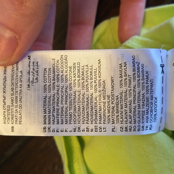 Adidas Neon Green Cropped Tank Top, Women's Size Medium, Decent Condition - Picture 7 of 7